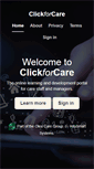 Mobile Screenshot of clickforcare.co.uk
